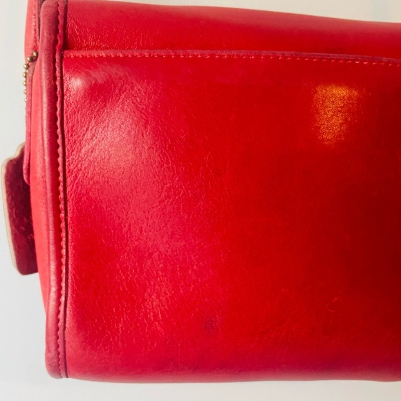 Coach Vintage Red Chrystie Crossbody RARE - Picture 7 of 10